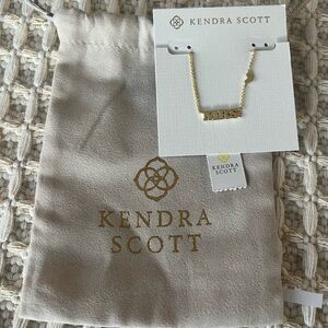 Kendra Scott Gold Mrs. Necklace